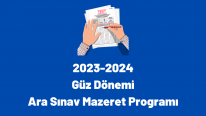 2023-2024 Güz Dönemi Vize Mazeret Sınavları Programı Açıklandı!