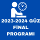 2023-2024 Güz Dönemi İMT Bölümü Final Programı Açıklandı!